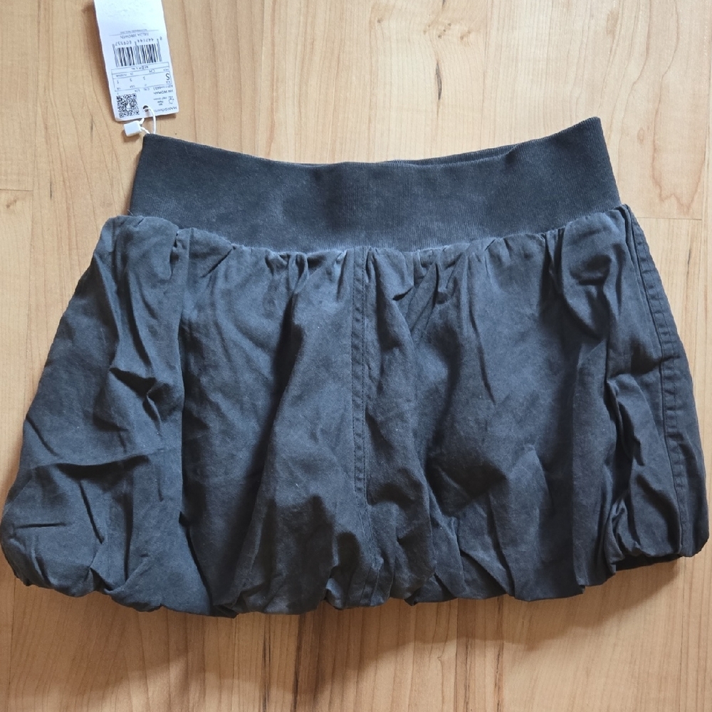 Mango Gray Mini Skirt